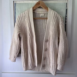 Babaa cardigan no18 natural. 100% cotton made in Spain. 
EUC